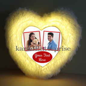 LED Heart Pillow
