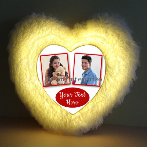 LED Heart Pillow