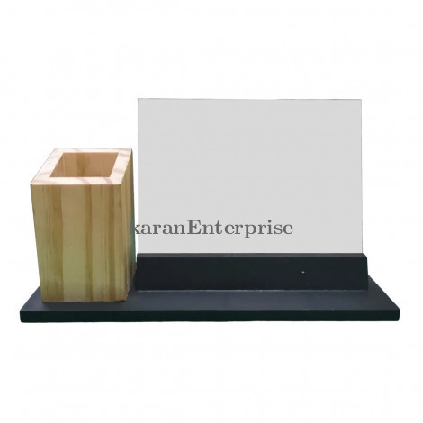 Wooden Sublimation Pen Stand
