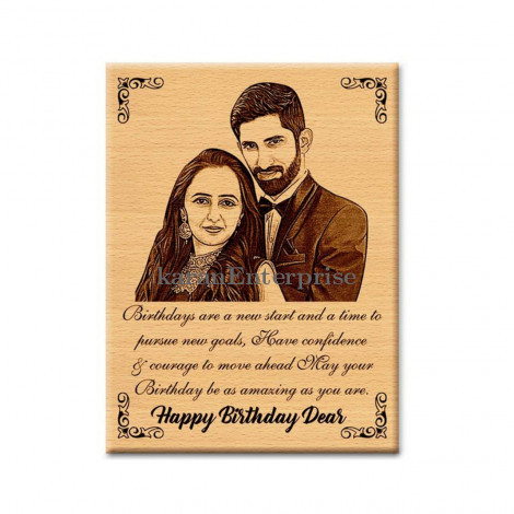 WOODEN PLAQUE 6X8