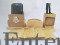 Pen Stand+Mobile Holder+Card Holder+Clock+Coaster
