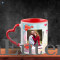 Red Heart Hendle Mug