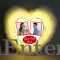 LED Heart Pillow
