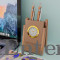 Single Pen Stand With Clock