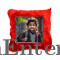 Fur Red Squer Pillow